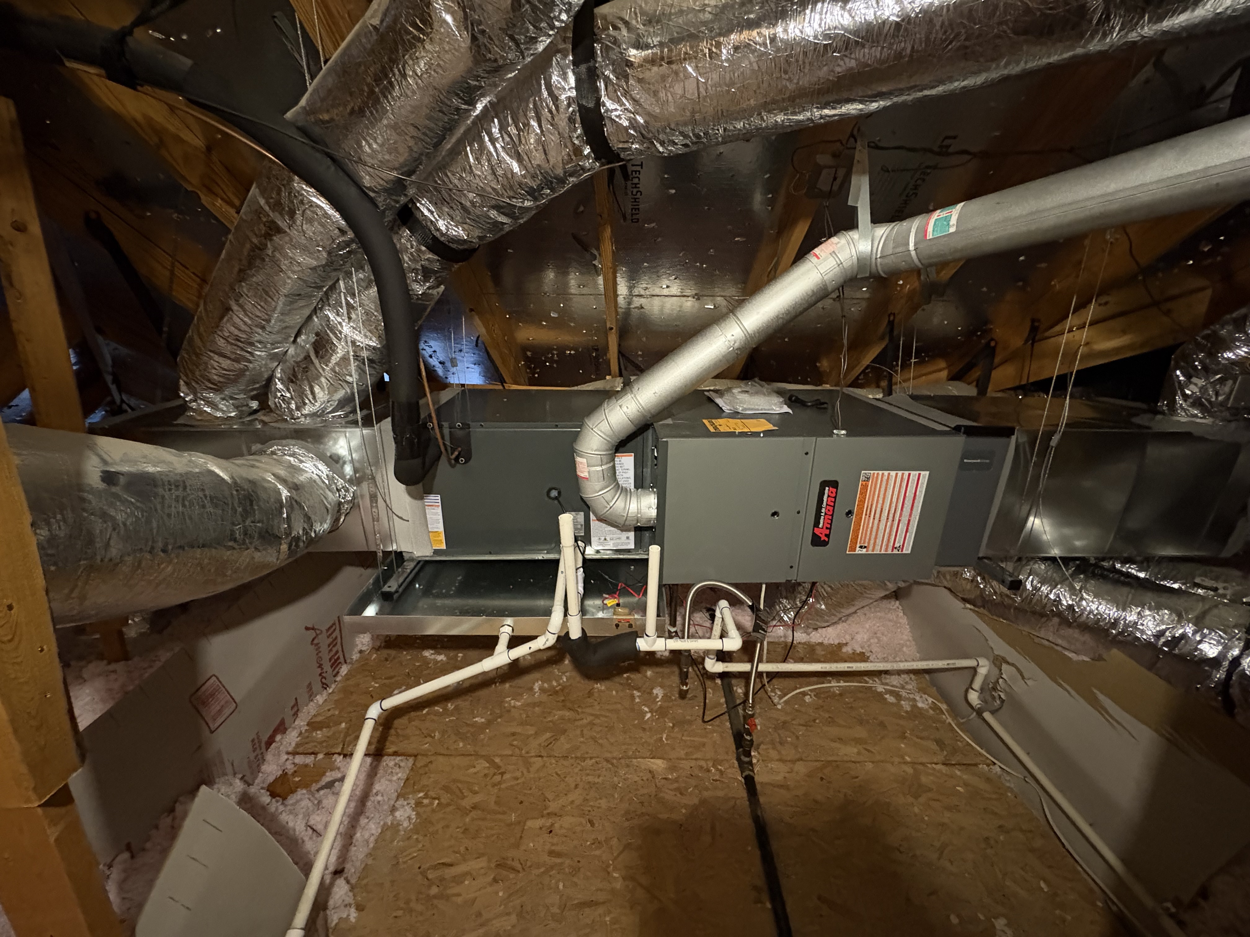 New Amana air handler installed