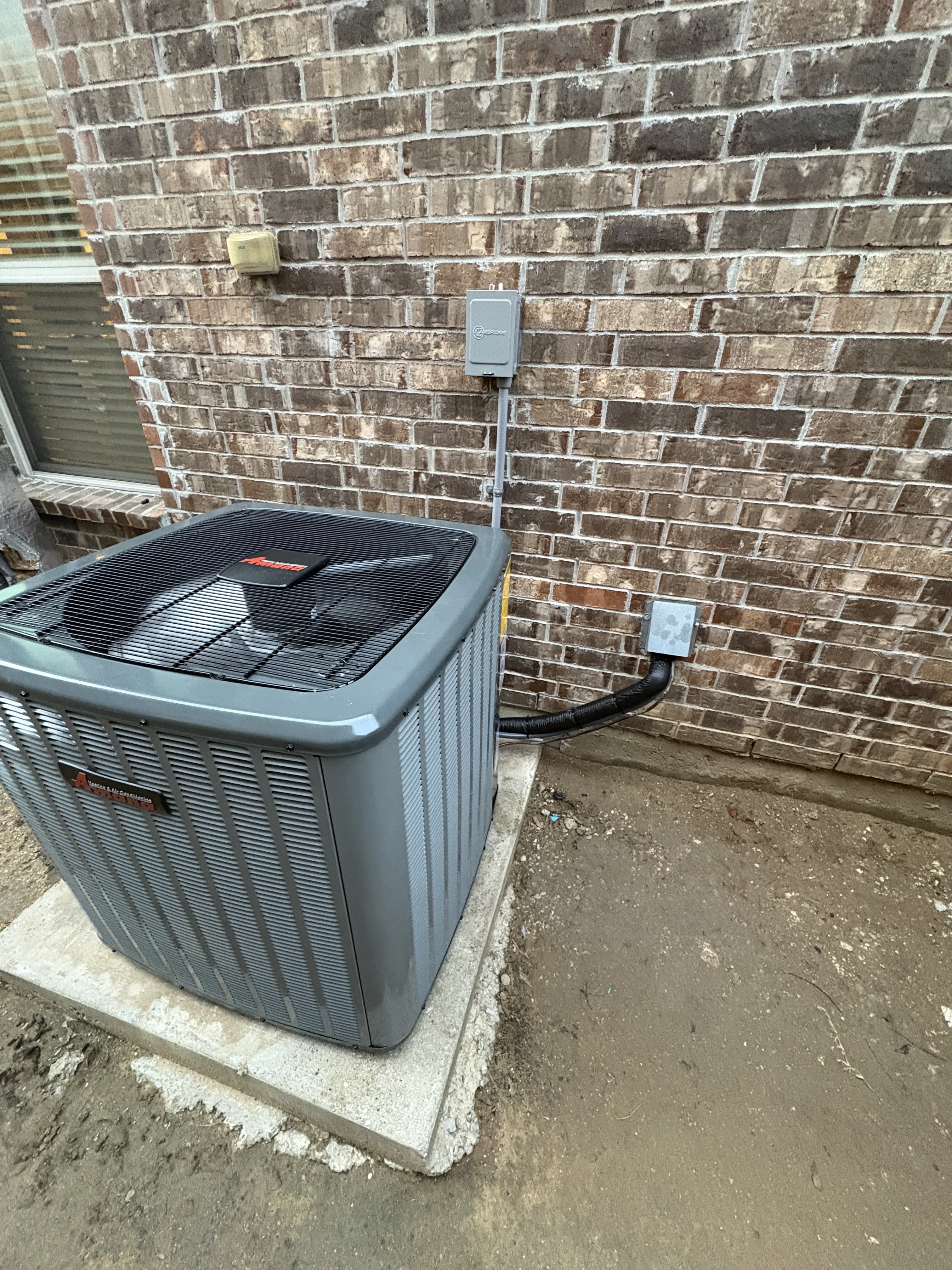 New Amana outdoor condenser installed